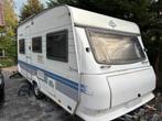 Hobby 450 Uf de luxe, gebruikerssporen., Caravans en Kamperen, Caravans, Rondzit, Hobby, Mover, Particulier