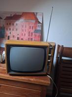 Erres draagbare zwart-wit TV, Audio, Tv en Foto, Fintage, Gebruikt, Ophalen