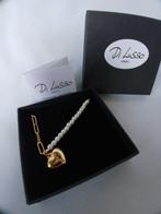 Charmante armband met parels, verguld 14k., Overige materialen, Nieuw, Ophalen of Verzenden, Met edelsteen