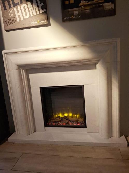 Stovax Gazco eReflex 55R natuurstenen schouw elektrisch, Doe-het-zelf en Verbouw, Verwarming en Radiatoren, Nieuw, Kachel, 800 watt of meer