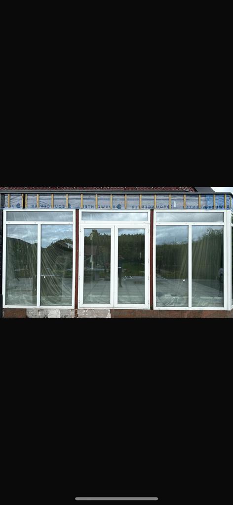 3 x kunststof Kozijnen met Triple Glas NIEUW!, Doe-het-zelf en Verbouw, Kozijnen en Schuifpuien, Nieuw, Raamkozijn, Kunststof