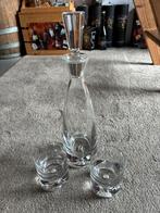 Glazen whisky set: karaf + 2 whisky glazen (onbeschadigd!), Verzamelen, Ophalen of Verzenden, Zo goed als nieuw, Overige typen