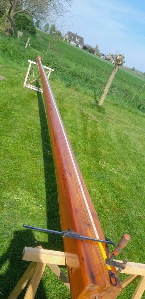 Gebruikte scheepsmast platbodemmast, in goede staat, Watersport en Boten, Bootonderdelen, Gebruikt, Tuigage en Masten, Zeilboot