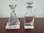 2 Kristallen Karafjes uit de serie AH Loodkristal, Verzamelen, Ophalen of Verzenden, Zo goed als nieuw, Kristal, Overige typen