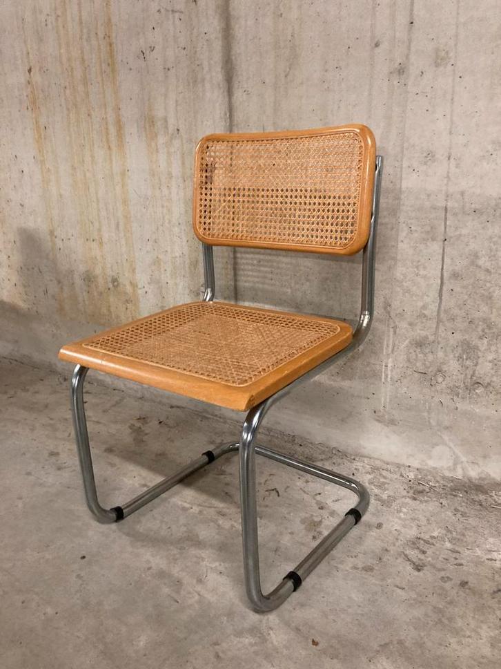 Originele Marcel Breuer Cesca Stoel, Huis en Inrichting, Stoelen, Gebruikt, Eén, Metaal, Bruin, Ophalen