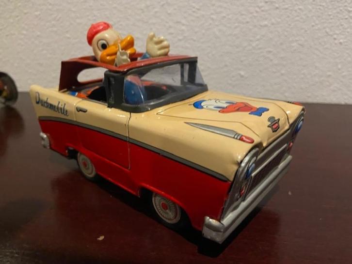 Donald Ducks mobile litho friktie van W-Toys Japan '50ties, Antiek en Kunst, Antiek | Speelgoed, Ophalen of Verzenden