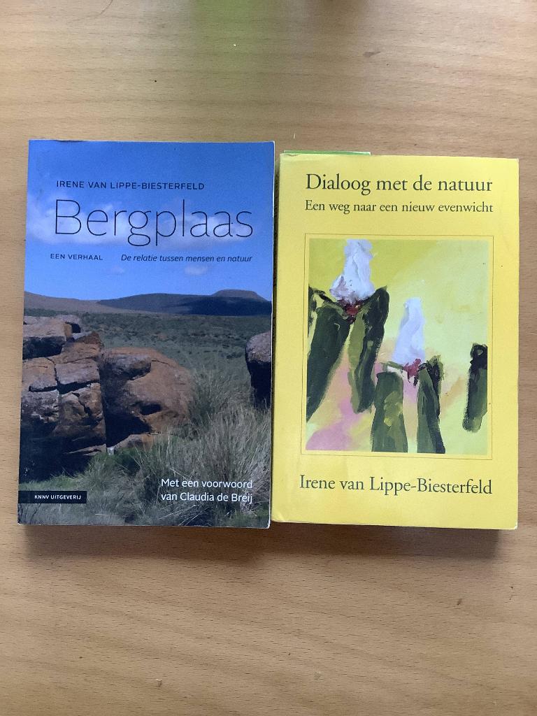 Bergplaas & Dialoog met de natuur. Irene v Lippe-Biesterfeld, Ophalen of Verzenden, Gelezen, Irene van Lippe-Biesterfeld