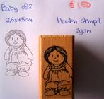 Baby 082 Houten stempel, Hobby en Vrije tijd, Stempelen, Ophalen of Verzenden, Zo goed als nieuw, Houten stempel