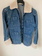 Spijkerjas me nep bontkraag maat XS / 34, Kleding | Dames, H&M, Blauw, Ophalen of Verzenden, Maat 34 (XS) of kleiner