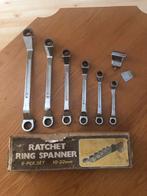 Set ringratelsleutels, Doe-het-zelf en Verbouw, Gereedschap | Handgereedschap, Ophalen of Verzenden, Zo goed als nieuw