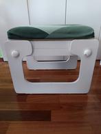Hocker met trap functie trapstoel poef vintage, Huis en Inrichting, Banken | Voetenbanken en Poefen, Ophalen, Hout, Gebruikt, Minder dan 50 cm