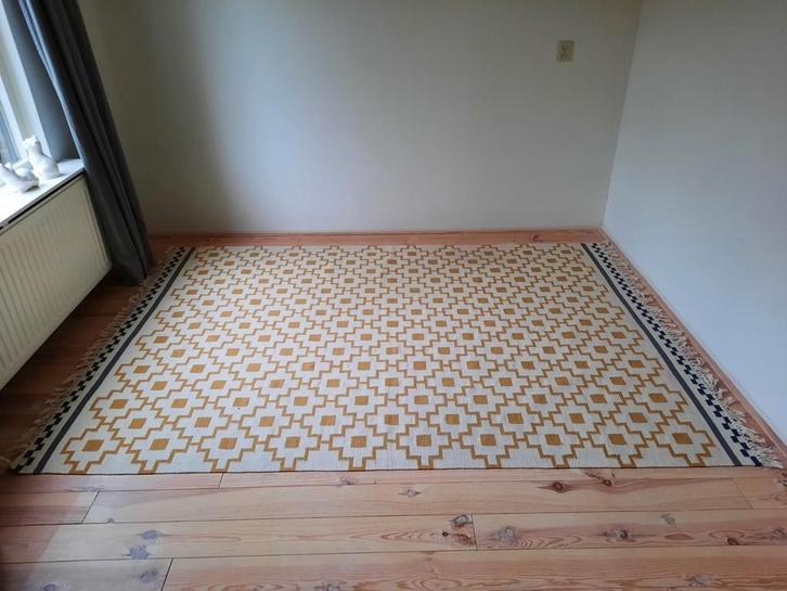 Vloerkleed wol 170 x 240 cm Ikea, Huis en Inrichting, Stoffering | Tapijten en Kleden, Gebruikt, 150 tot 200 cm, 200 cm of meer