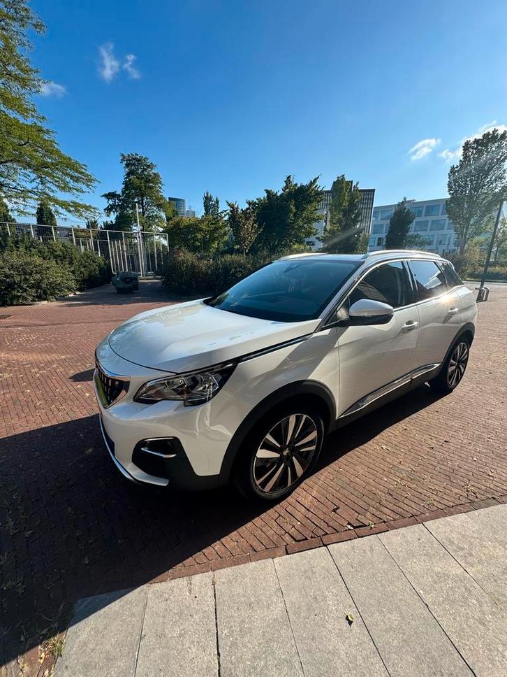 Peugeot 3008 1.2 Puretech 130pk S&S EAT 2020 Wit, Auto's, Peugeot, Particulier, Benzine, A, SUV of Terreinwagen, Automaat, Origineel Nederlands