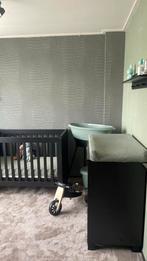 Complete zwarte babykamer te koop – stijlvol & praktisch!, Ophalen of Verzenden, Zo goed als nieuw, Jongetje of Meisje