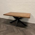 Mangohouten Eettafel Spinpoot 180x100cm, Huis en Inrichting, Tafels | Eettafels, 50 tot 100 cm, Zo goed als nieuw, 150 tot 200 cm
