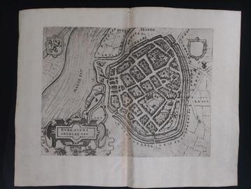 5 / plattegrond Roermond - gravure uit 1609 L. Guicciardini beschikbaar voor biedingen