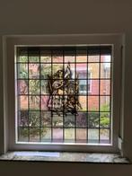 Glas in lood raam, Doe-het-zelf en Verbouw, Glas en Ramen, Ophalen, Zo goed als nieuw, Minder dan 80 cm, Glas in lood