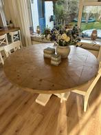 Ronde eettafel, Ophalen, Rond, Vijf personen of meer, Overige houtsoorten