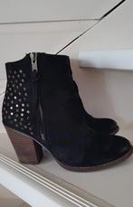 Leren Enkellaarsjes met Studs maat 39 Zo Goed Als Nieuw!, Ophalen