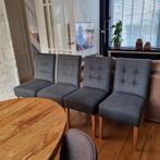 Woood stoelen, Ophalen, Gebruikt, Grijs, Vier