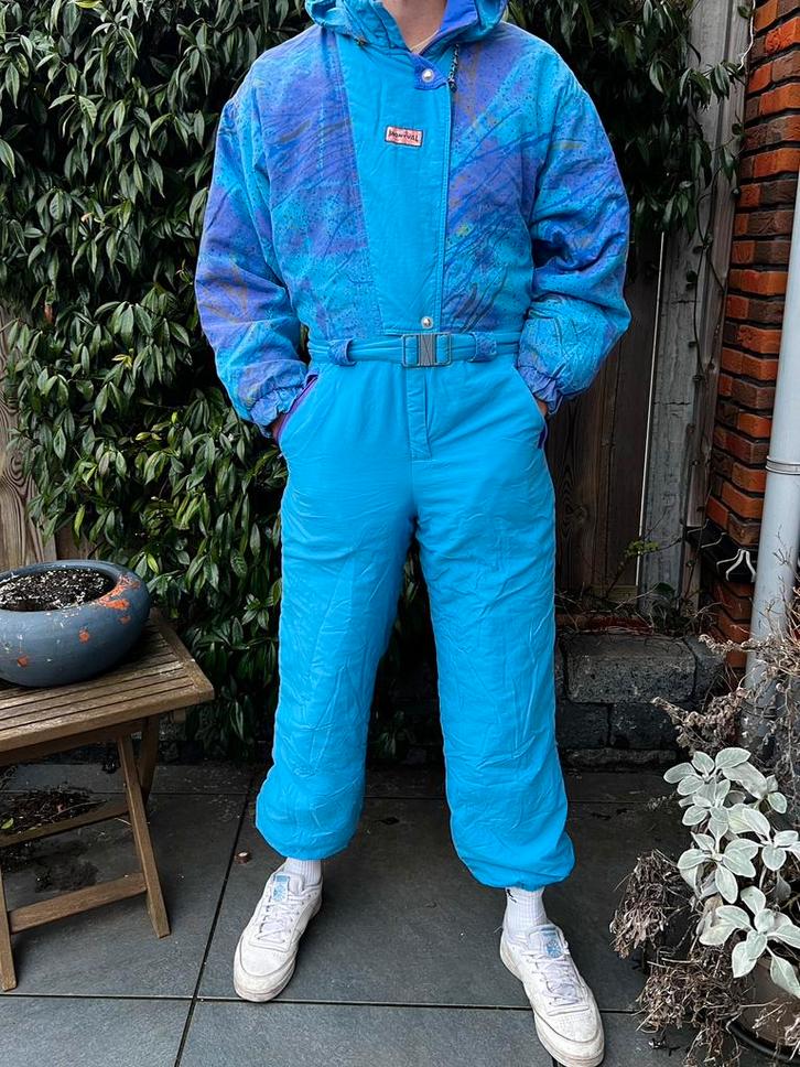 Vintage Retro Skipak S/M, Kleding | Heren, Wintersportkleding, Gedragen, Pak, Maat 48/50 (M), Ophalen of Verzenden