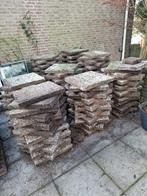 grindtegels (en borderranden), Ophalen, Gebruikt, Beton, Terrastegels
