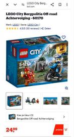 Lego #60170 bergpolitie off-road achtervolging, Kinderen en Baby's, Speelgoed | Duplo en Lego, Ophalen, Nieuw