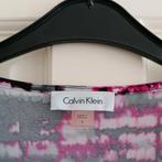Calvin Klein tank top waterval halsje fuchsia zwart S 46185, ., Ophalen of Verzenden, Zo goed als nieuw, Calvin Klein