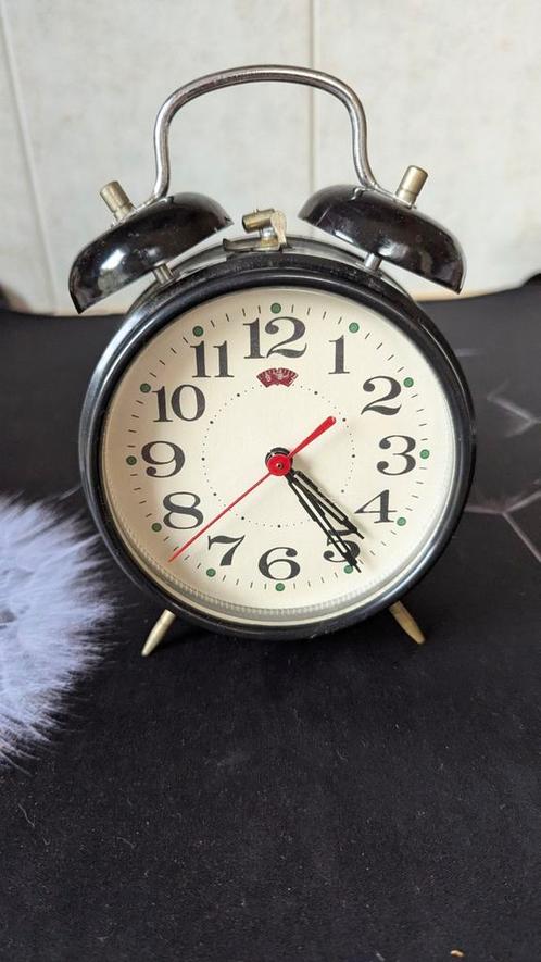 Vintage Wekker, Huis en Inrichting, Woonaccessoires | Klokken, Gebruikt, Wekker of Tafelklok, Analoog, Ophalen of Verzenden