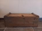 Gave oude houten kist, Minder dan 50 cm, Minder dan 50 cm, Minder dan 50 cm, Ophalen of Verzenden