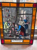 Glas in Lood: Chirurgijn Scène, Antiek en Kunst, Ophalen of Verzenden