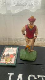 Gietijzeren beeld golfer en spreukenboekje, Ophalen of Verzenden, Zo goed als nieuw, Bal(len)