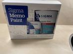 NIEUW Sigma Memo Paint pakket / beschrijfbaar en wisbaar, Zwart, Nieuw, Ophalen of Verzenden, Verf