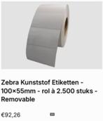 Rol papieren etiketten (compatible met Zebra), Onbekend, Nieuw, Ophalen of Verzenden, Onbekend