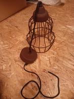 Industriele hanglamp roestbruin Light & Living, Ophalen of Verzenden, Zo goed als nieuw, Metaal, Minder dan 50 cm
