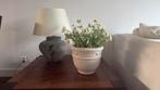 Bloempot aardewerk, Rond, Ophalen of Verzenden, Zo goed als nieuw, Aardewerk