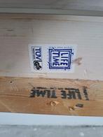 Houten eenpersoons Kinderbed Lifetime Whitewash, Ophalen, 85 tot 100 cm, Gebruikt, Lattenbodem