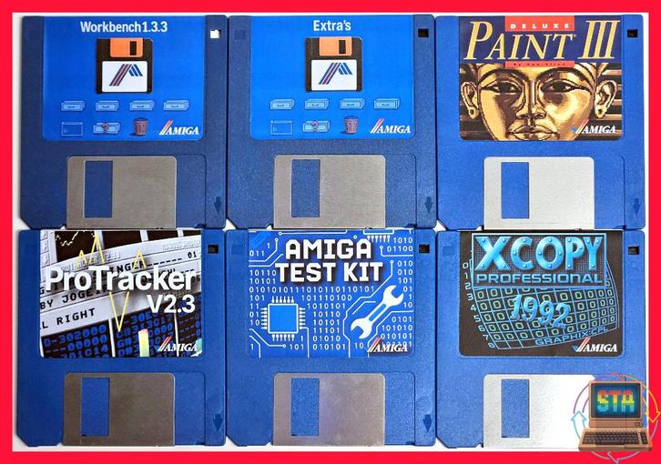 Commodore Amiga 500 1000 etc Utilities op 3.5" Diskette Disk, Computers en Software, Vintage Computers, Ophalen of Verzenden