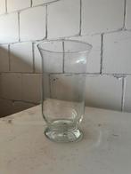 Glazen Vaas, Gebruikt, 50 tot 75 cm, Wit, Ophalen of Verzenden