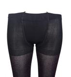 Partij zwarte 50 denier panty's met paarse lurex A905R, Kleding | Dames, Leggings, Maillots en Panty's, NHP International, Sales@nhp-international.com