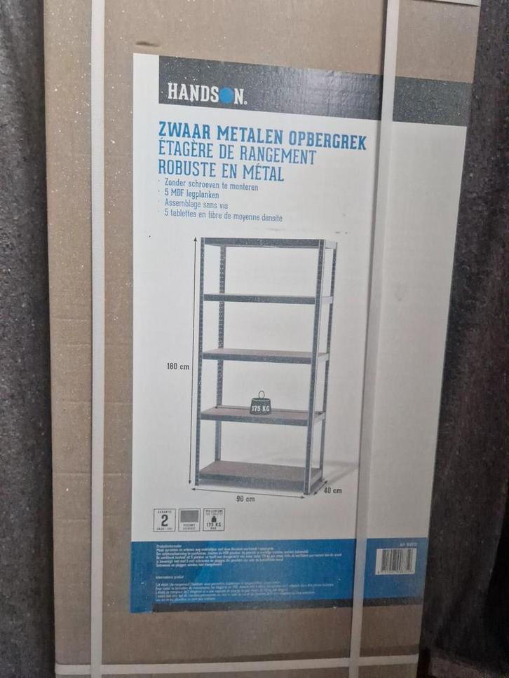 Handson Zwaar Metalen Opbergrek, Huis en Inrichting, Kasten | Stellingkasten, Ophalen