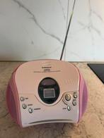Sint tip!: Lenco radio met CD speler roze, Audio, Tv en Foto, Radio's, Ophalen of Verzenden, Gebruikt, Radio, Met cd-speler