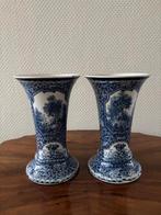 Antieke vazen Villeroy & Boch Bonn Flamand Blue decor. Set 2, Antiek en Kunst, Ophalen of Verzenden
