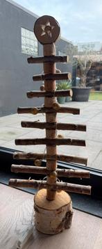 Houten kerstboom met lampjes, Diversen, Kerst, Ophalen of Verzenden, Zo goed als nieuw