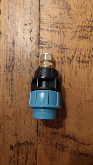 Unidelta Overgangskoppeling 25mm x 16mm Alu-knel - 2 stuks beschikbaar voor biedingen