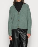 Esprit wollen vest met v-hals kleur dusty green maat M 38, Maat 38/40 (M), Nieuw, Ophalen of Verzenden, Groen