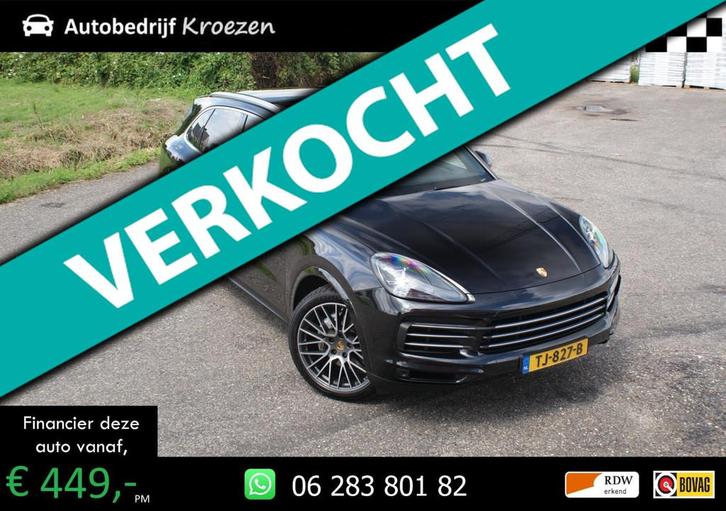 Porsche Cayenne 3.0 E-Hybrid | Pano | Sport Chrono | Lucht v, Auto's, Porsche, Bedrijf, Te koop, Cayenne, 4x4, ABS, Achteruitrijcamera
