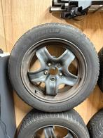 Winterbanden op velg met wieldoppen renault megane, Ophalen, Velg(en), 16 inch, 205 mm