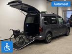 Volkswagen Caddy Rolstoelauto Automaat 3+1, Auto's, Volkswagen, 12 maanden, Stof, 14 km/l, Grijs
