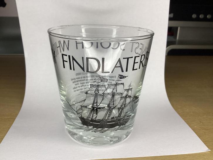Whisky glas Findlaters, Verzamelen, Glas en Borrelglaasjes, Zo goed als nieuw, Borrel- of Shotglas, Ophalen of Verzenden